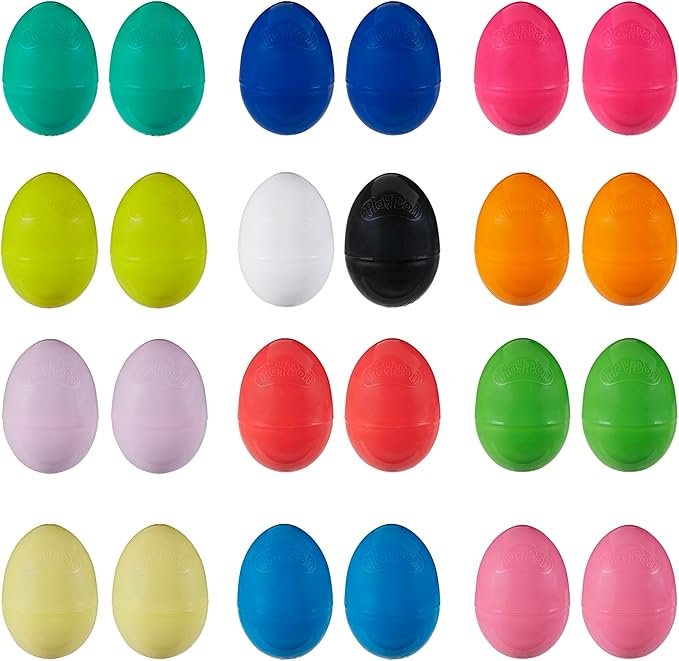 Play-Doh Eggs 24-Pack of Non-Toxic Modeling Compound for Kids 2 Years and Up