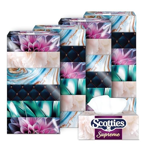 Scotties Supreme 3 Ply Soft & Strong Facial Tissue
